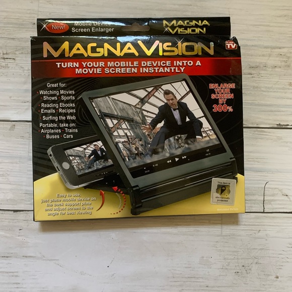 Magna Vision Mobile Smart Phone Screen Magnifier Enlarge Screen 300% - Picture 1 of 6